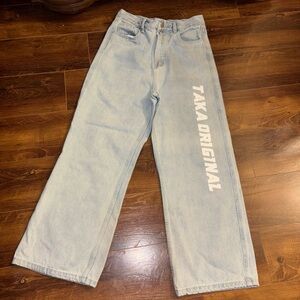 TAKA Original Light Blue Wide-Leg Women's Jeans